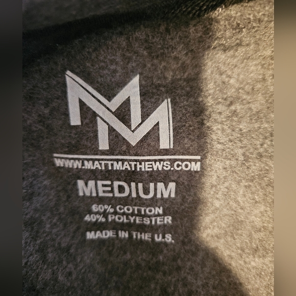 NWOT Matt Mathews I Hate It Here Hoodie. Size M - Picture 3 of 5